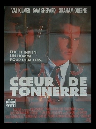 Affiche du film CŒUR DE TONNERRE - THUNDERHEART