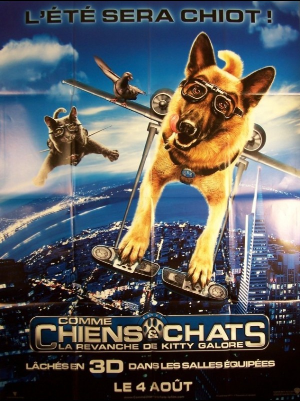 Affiche du film COMME CHIENS ET CHATS-LA REVENCHE DE KITTY GALORE