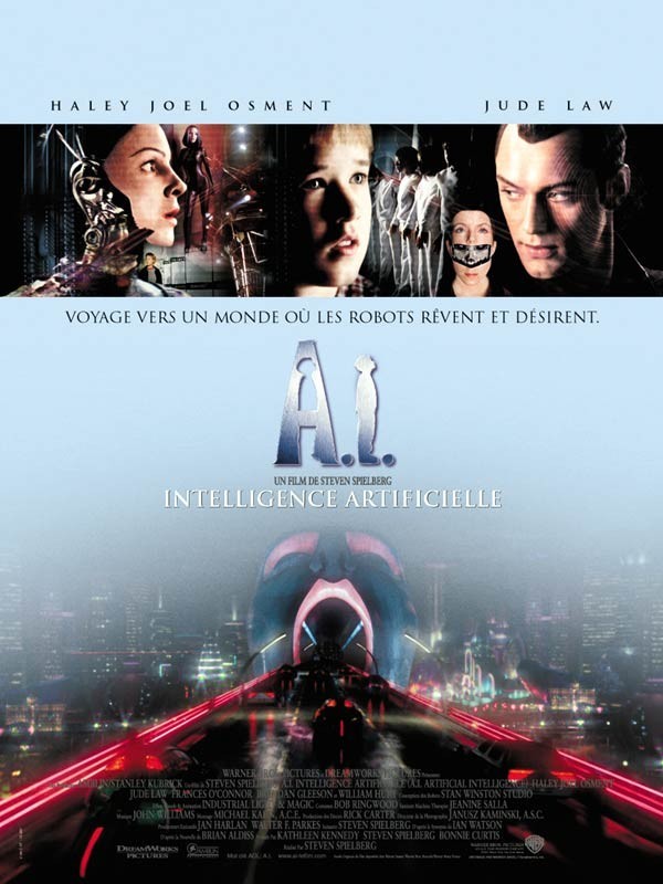 Affiche du film A.I. INTELLIGENCE ARTIFICIELLE