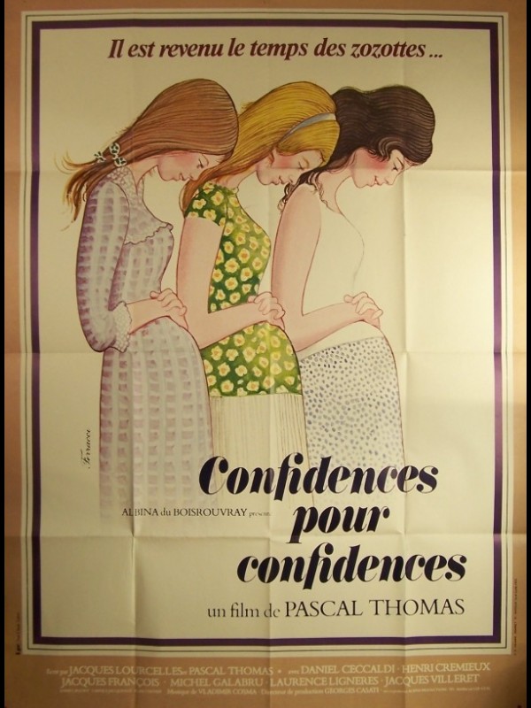 Affiche du film CONFIDENCES POUR CONFIDENCES