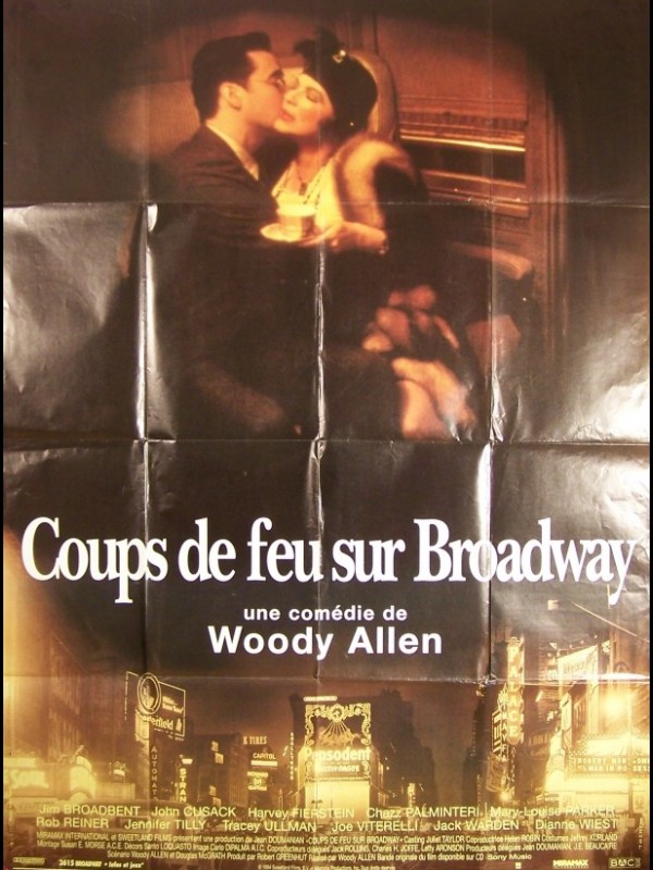 Affiche du film COUP DE FEU SUR BROADWAY - BULLETS OVER BROADWAY