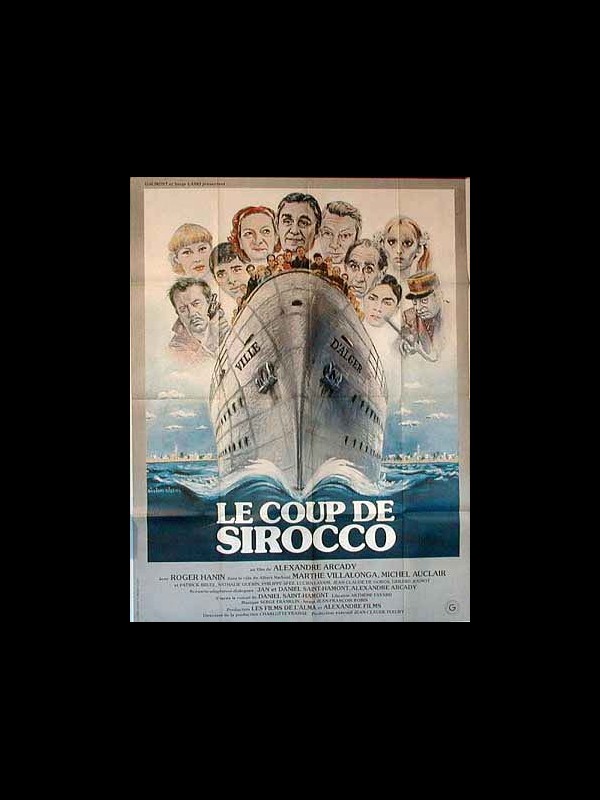 Affiche du film LE COUP DE SIRROCO