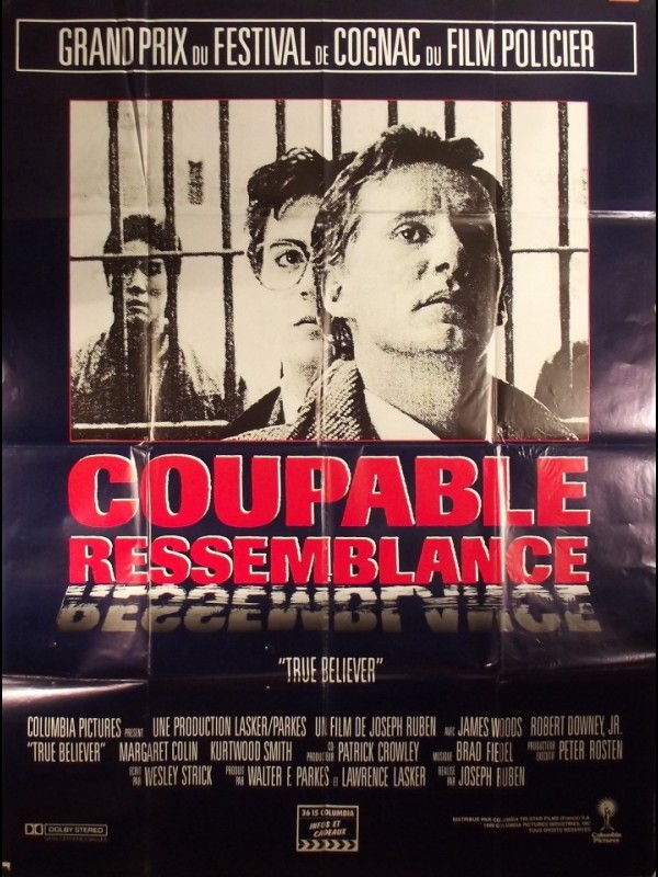 Affiche du film COUPABLE RESSEMBLANCE - Titre original : TRUE BELIEVER