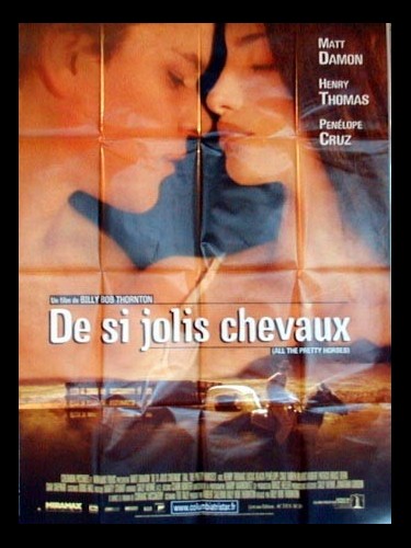 Affiche du film DE SI JOLIS CHEVAUX - Titre original : ALL THE PRETTY HORSES