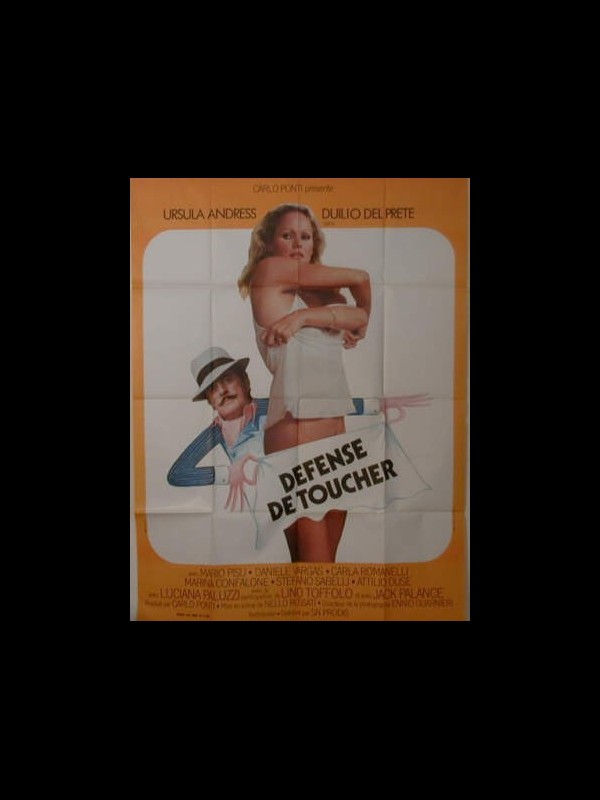 Affiche du film DEFENSE DE TOUCHER