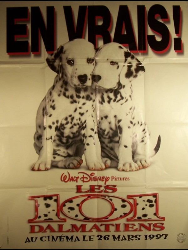 Affiche du film 101 DALMATIENS (LES) (PREVENTIVE-FILM) - 101 DALMATIANS