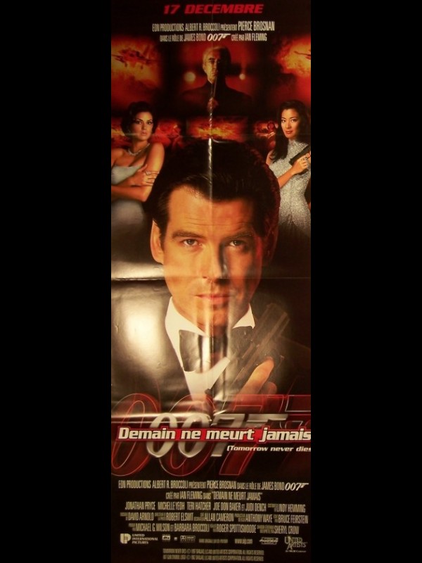 Affiche du film DEMAIN NE MEURT JAMAIS (JAMES BOND) - TOMORROW NEVER DIES