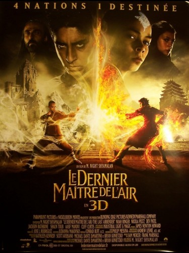 Affiche du film LE DERNIER MAITRE DE L'AIR - THE LAST AIRBENDER