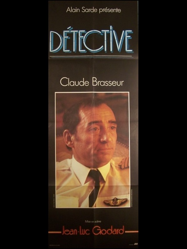 Affiche du film DETECTIVE-CLAUDE BRASSEUR-