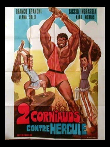 Affiche du film DEUX CORNIAUDS CONTRE HERCULE - MACISTE CONTRO ERCOLE NELLA VALLE DEI GUAI