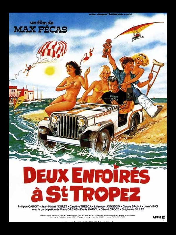 Affiche du film DEUX ENFOIRES A SAINT-TROPEZ