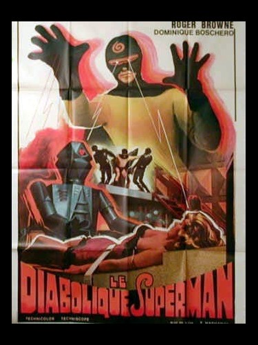 Affiche du film LE DIABOLIQUE SUPERMAN - TITRE ORIGINAL : COME RUBARE LA CORONA D'INGHILTERRA