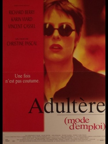 Affiche du film ADULTERE MODE D'EMPLOI - ADULTERY: A USER'S GUIDE