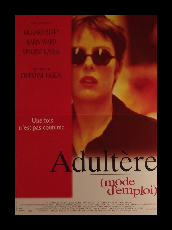 Affiche du film ADULTERE MODE D'EMPLOI - ADULTERY: A USER'S GUIDE