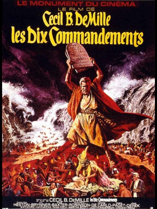 Affiche du film DIX COMMANDEMENTS (LES) - TEN COMMANDMENTS (THE)