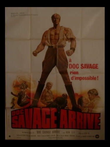 Affiche du film DOC SAVAGE ARRIVE - THE MAN OF BRONZE