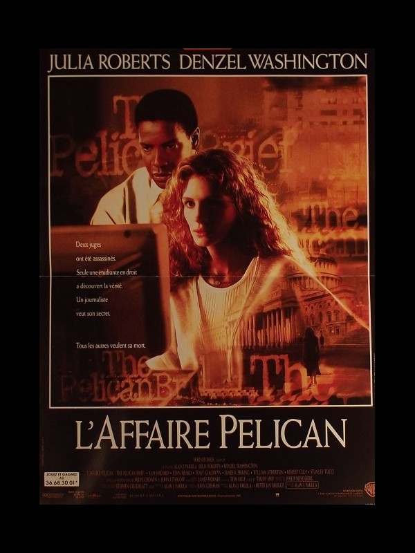 Affiche du film AFFAIRE PELICAN (L') - THE PELICAN BRIEF
