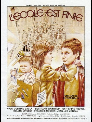Affiche du film L'ECOLE EST FINIE