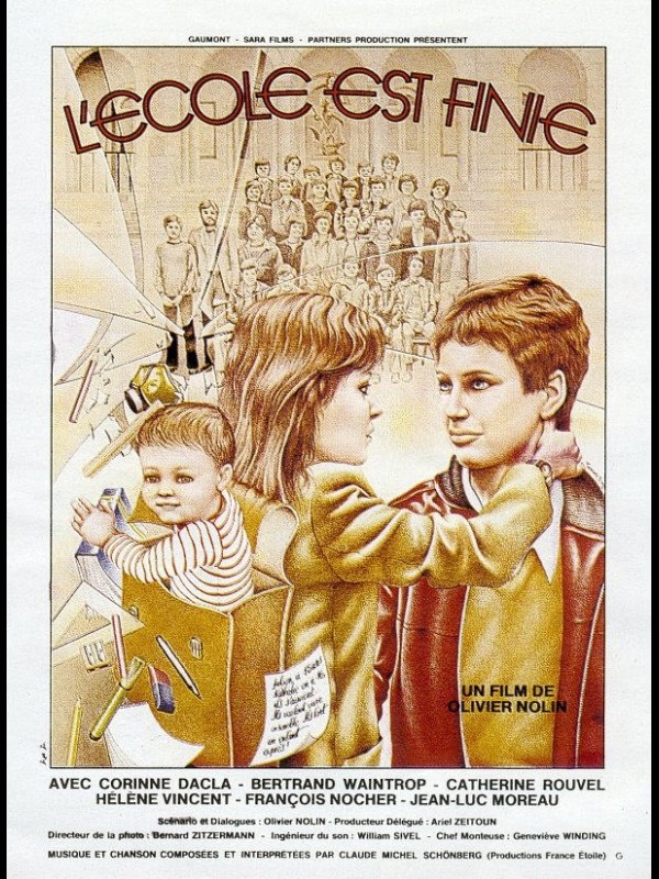Affiche du film L'ECOLE EST FINIE
