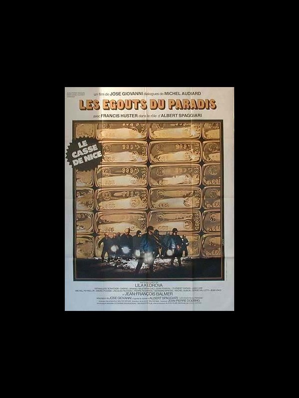 Affiche du film LES EGOUTS DU PARADIS