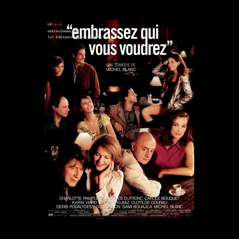Film Embrassez Qui Vous Voudrez Streaming Affiche du film EMBRASSEZ QUI VOUS VOUDREZ - CINEMAFFICHE