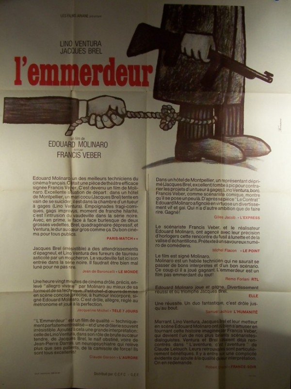 Affiche du film EMMERDEUR (L') (PREVENTIVE)