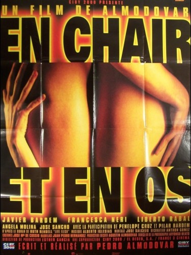 Affiche du film EN CHAIR ET EN OS - Titre original : CARNE TRÉMULA