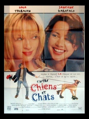 Affiche du film ENTRE CHIENS ET CHATS - Titre original : THE TRUTH ABOUT CATS AND DOGS