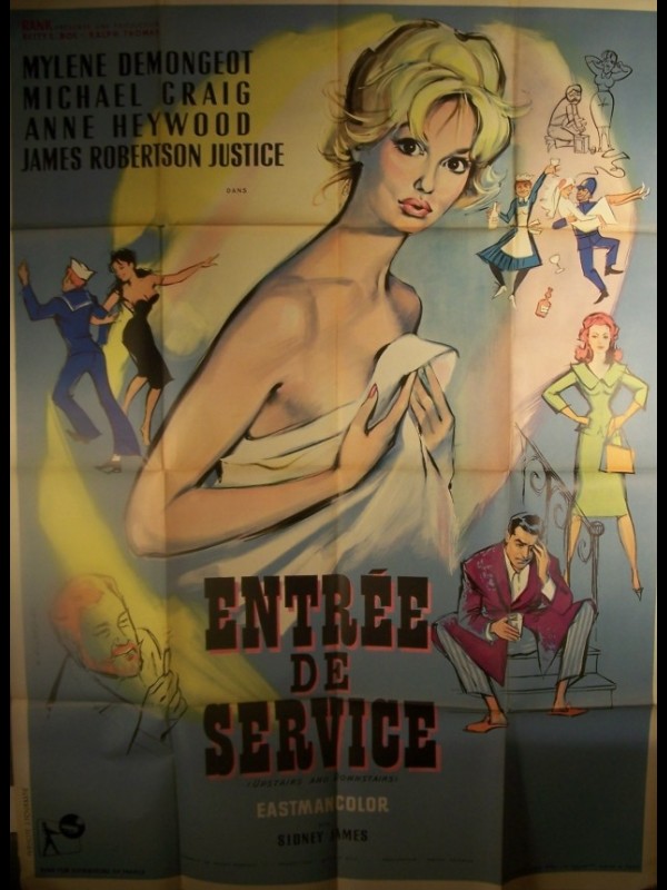 Affiche du film ENTREE DE SERVICE - UPSTAIRS AND DOWNSTAIRS