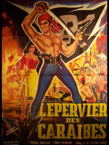 Affiche du film EPERVIER DES CARAIBES (L') - LO SPARVIERO DI CARAIBI