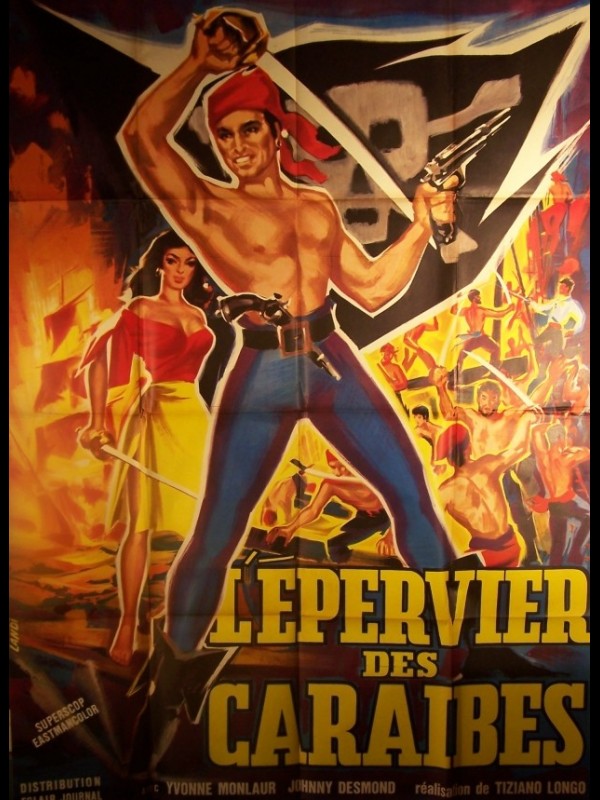 Affiche du film EPERVIER DES CARAIBES (L') - LO SPARVIERO DI CARAIBI