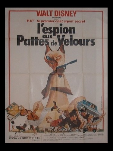 Affiche du film ESPION AUX PATTES DE VELOURS (L') WALT DISNEY - THAT DARN CAT !