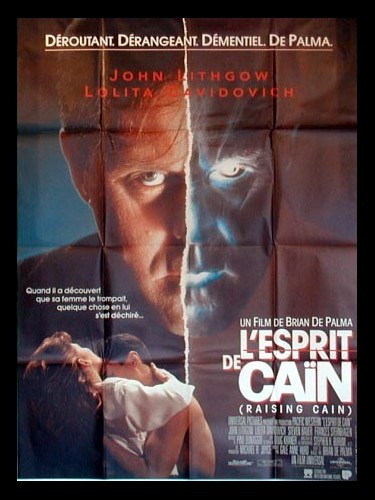 Affiche du film L'ESPRIT DE CAIN - Titre original : RAISING CAIN