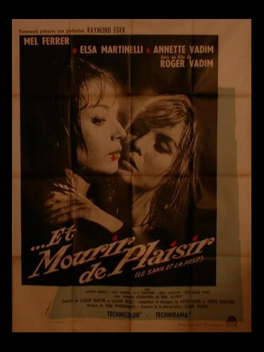 Affiche du film ET MOURIR DE PLAISIR - BLOOD AND ROSES