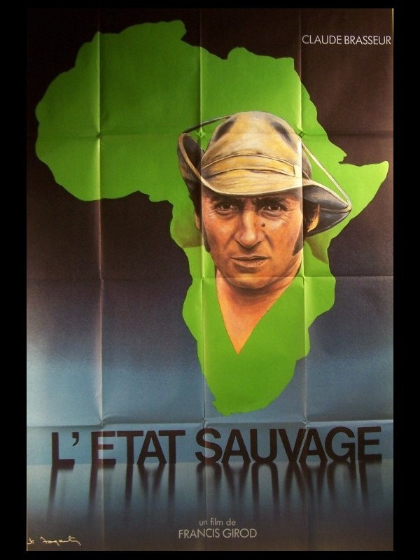 Affiche du film ETAT SAUVAGE (L') CLAUDE BRASSEUR