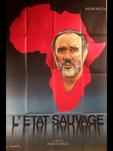 Affiche du film ETAT SAUVAGE (L') MICHEL PICCOLI