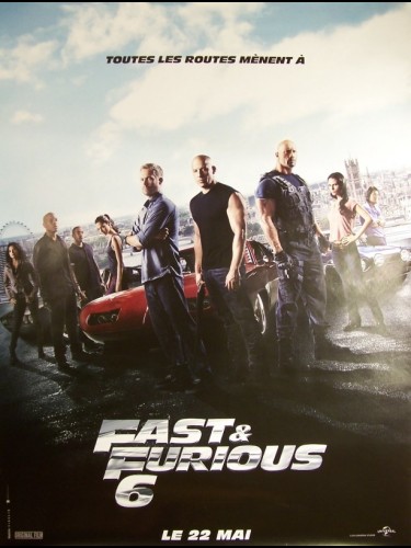 FAST AND FURIOUS 6 (AFFICHE ROULÉE)