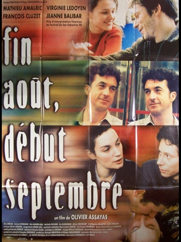 Affiche du film FIN AOUT DEBUT SEPTEMBRE