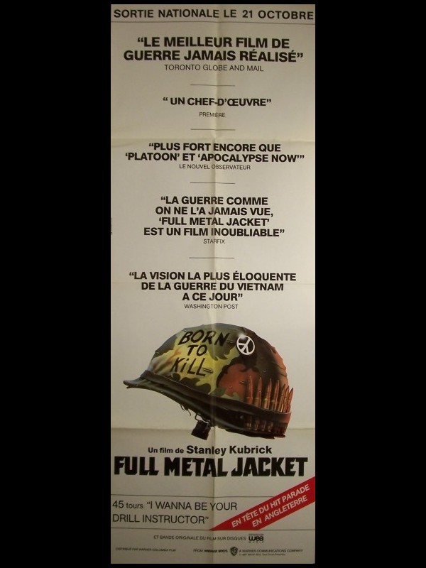 Affiche du film FULL METAL JACKET