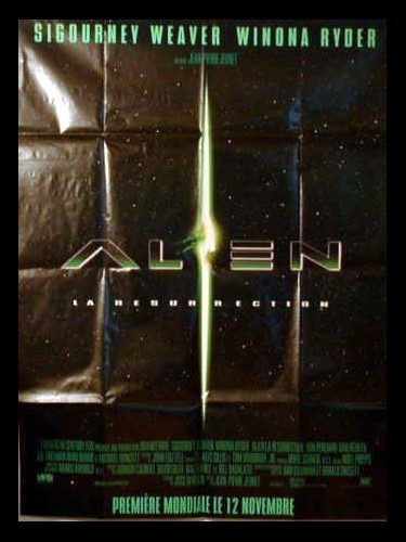 Affiche du film ALIEN LA RESUREECTION