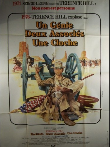 Affiche du film GENIE, 2 ASSOCIES, UNE CLOCHE (UN) - UN GENIO, DUE COMPARI, UN POLLO