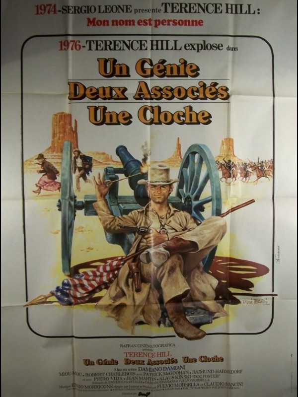 Affiche du film GENIE, 2 ASSOCIES, UNE CLOCHE (UN) - UN GENIO, DUE COMPARI, UN POLLO