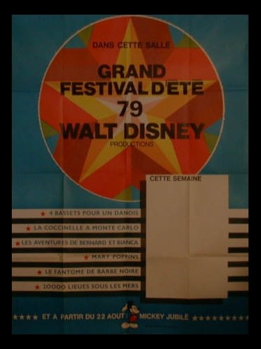 Affiche du film GRAND FESTIVAL D'ETE 79 WALT DYSNEY
