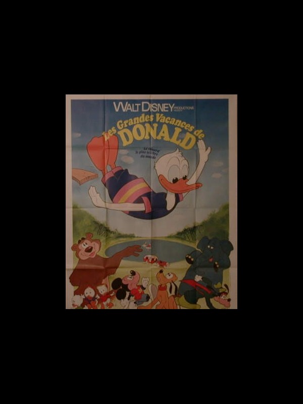 Affiche du film LES GRANDES VACANCES DE DONALD