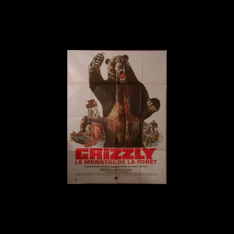 Grizzly Le Monstre De La Forêt Affiche du film GRIZZLY LE MONSTRE DE LA FORET - CINEMAFFICHE