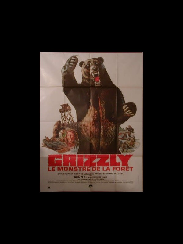 Affiche du film GRIZZLY LE MONSTRE DE LA FORET