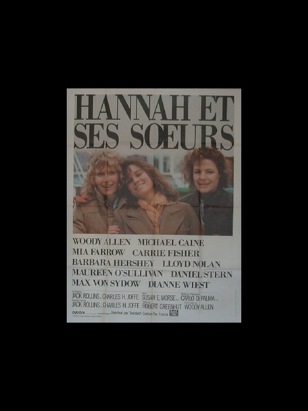 Affiche du film HANNAH ET SES SŒURS - HANNAH AND HER SISTERS