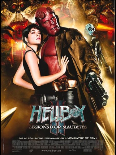 Affiche du film HELLBOY 2 LES LEGIONS D'OR MAUDITES - HELLBOY 2 THE GOLDEN ARMY