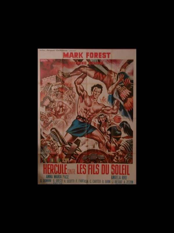 Affiche du film HERCULE CONTRE LES FILS DU SOLEIL - ERCOLE CONTRO I FIGLI DEL SOLE