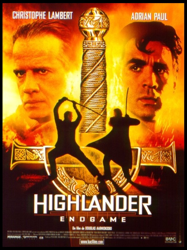 Affiche du film HIGHLANDER 4 : ENDGAME